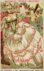 Hofdame, 18. Jahrhundert